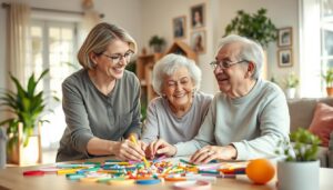 caregiver and senior relationship
