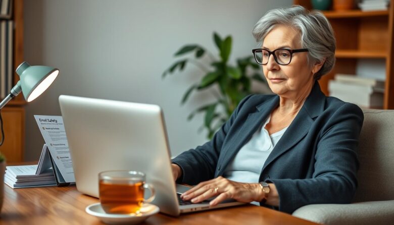 senior email safety