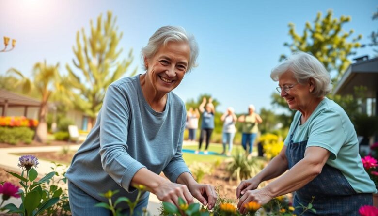 senior living community promoting independence