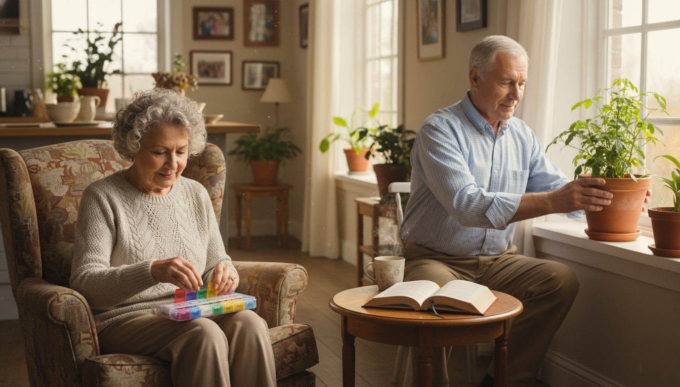 seniors maintaining independence at home