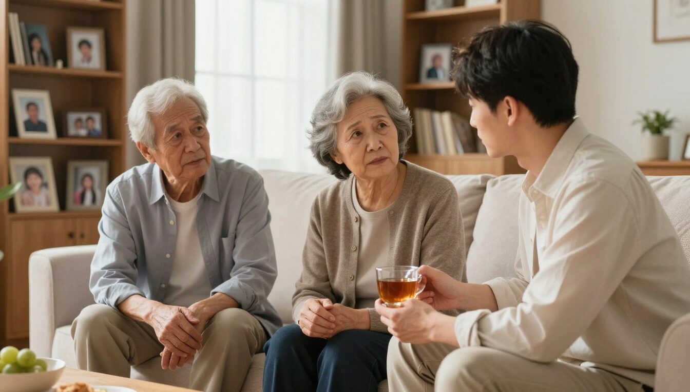 conversation with aging parents